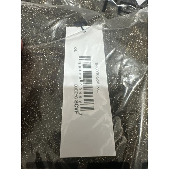 TEREA By Andrea Pitter Emiliana Gold One Shoulder Metallic Ruched Top Size XXL - Picture 8 of 8